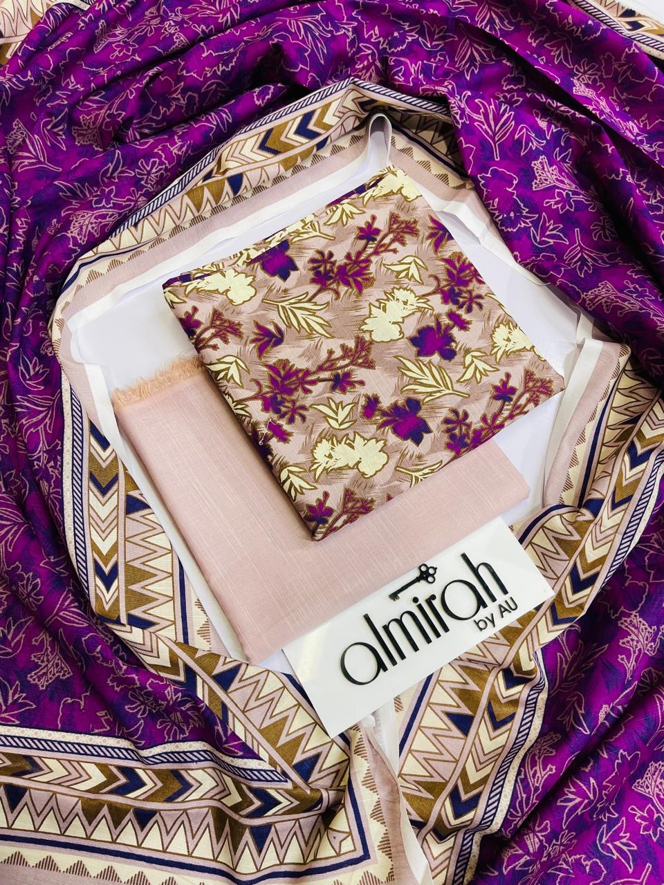 Original Almirah 3pc NEW DESIGN khaddar