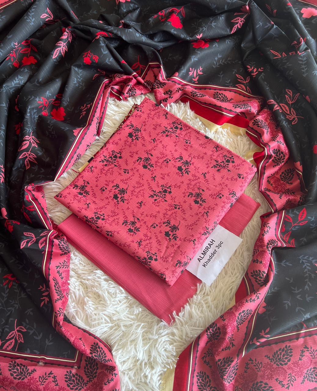 *Original Almirah 3pc**NEW DESIGN khaddar*