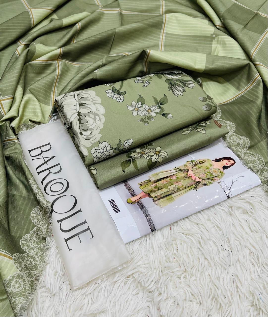 Original Almirah 3pc NEW DESIGN khaddar