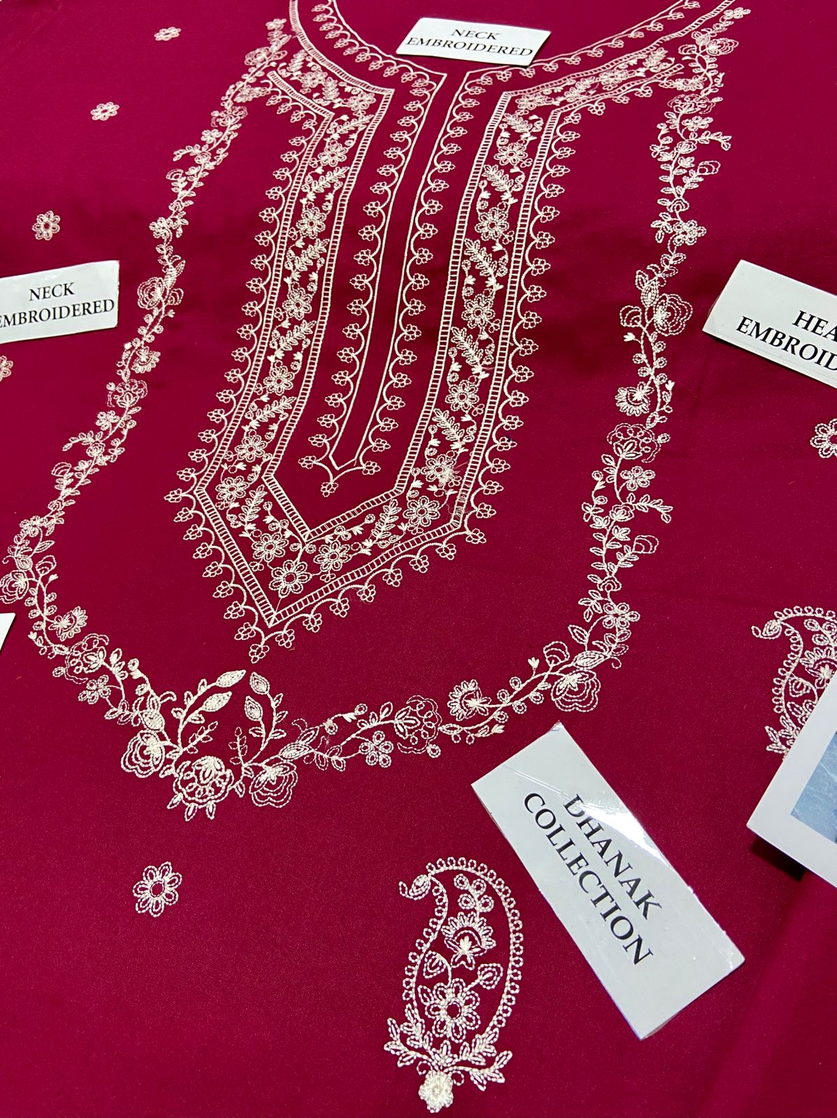 LAAM - 2 PIECE UNSTICED IN DHANAK