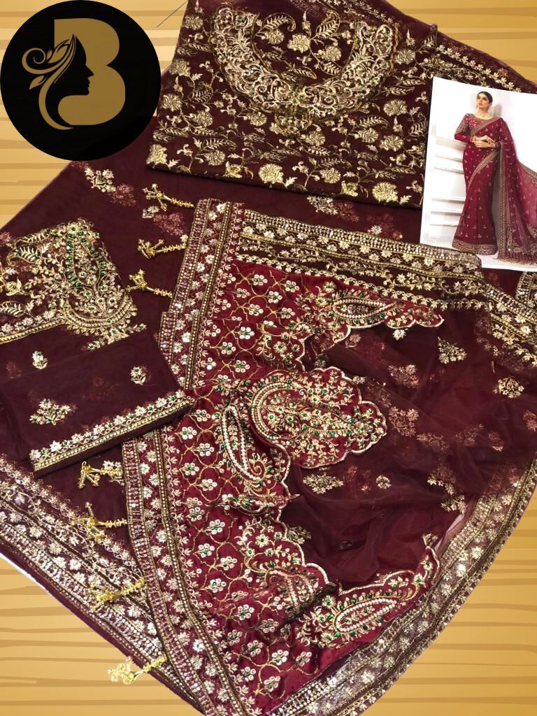 Maria B Saree Exclusive  Master Blaster Sarhee 916 MEHRON